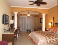 Guest room at Barcelo Maya Palace, Riviera Maya, Mexico.