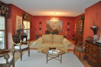 Warm and inviting formal room.